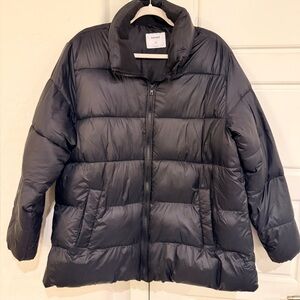 Old Navy Black Puffer Jacket Size 1X